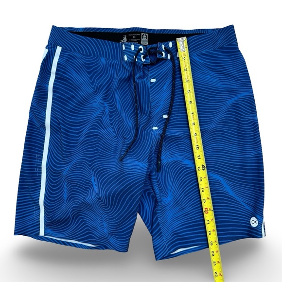 Outerknown Blue and White Board Shorts Quick-Dry Swimwear Men’s 33 - Picture 6 of 9